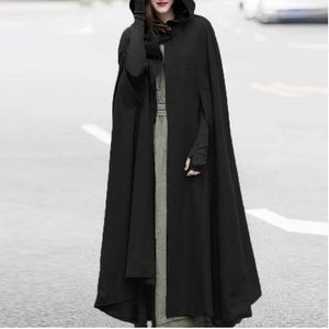 Hooded Cloak with Arm Slits